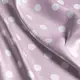 Ткань плательная атлас шелк стрейч горошок фрез