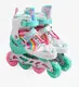 Роликовые коньки Best Roller 730-6 S колеса PU светятся. Multicolor (размер 23-33) (186967)