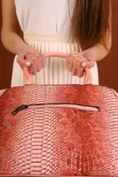 Сумка жіноча рожева код 7-12676