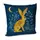 Подушка диванная с бархата Зайка 45x45 см (45BP_22S004)