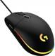Мышь компьютерная безпроводная Logitech G102 Lightsync USB Black L910-005823 черная