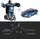 Машинка Трансформер Bugatti Robot Car Size 12 СИНЯЯ Bugatti Veyron