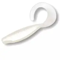 Плавающий силикон ZMAN Streakz Curly Tailz 4" 5pc #Pearl / (612117 / STKCRL-84PK5)