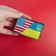 Набор шевронов 2 шт с липучкой Флаг Украины и США 5х8 см вышитый патч нашивка двойной Украина та Америка