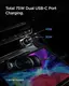 Автомобильное зарядное устройство Spigen ArcStation Car Charger PC2200 2x USB-C PD 75W, Black (ACP04581)