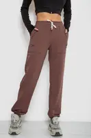 Спортивные штаны женские, цвет мокко, 247R4670