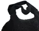 Женская плюшевая сумка через плечо ???? мягкая Teddy Bag, тренд 2026, черная