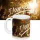 Кружка с принтом I love you! 330 мл KR_WOL010