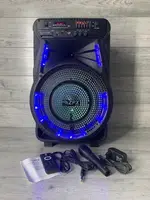 Колонка портативная Сабвуфер на аккумуляторе с микрофоном ZPX ZX-7773 (USB · Bluetooth · FM) Акустика 80W