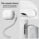 Чехол Spigen для Apple AirPods Pro 2 - Silicone Fit, White/Gray (ACS05811)