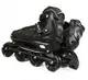 Роликовые коньки 540-9 M Best Roller колеса PU светятся. Black (размер 35-38) розмір 35-38  (186080)
