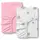 Набор простыни на резинке в детскую кроватку 60х120 фланель PINK WINTER