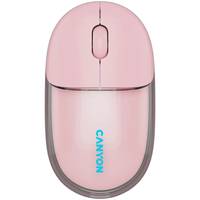 Мышь компьютерная безпроводная Canyon OnClick 24 Pink CNS-CMSW24P розовая