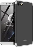 Чехол-накладка GKK 3 in 1 Hard PC Case Xiaomi Redmi 6A Silver/Black