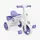 Детский трехколесный велосипед Best Trike BR-244 озвучка пластиковая рама колеса PU. White and Violet (196023)