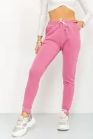 Спорт штаны женские демисезонные, цвет розовый, 226R025