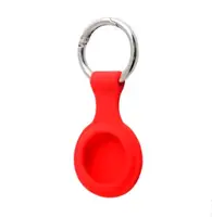Брелок для AirTag Silicone FULL Key Ring с карабином, Red (314999)
