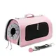 Сумка переноска для кошек и собак L 52x22x29 см CosmoPet CP-11 Pink