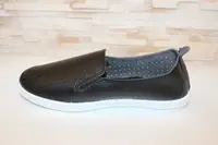 Слипоны женские черные Т1846 39