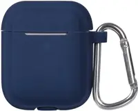 Кейс TOTO Plain Cover With Stripe Style Case AirPods Midnight Blue