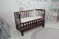 Кровать детская Baby Comfort ЛД2 с маятником орех