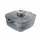Каструля з кришкою Vezzer VZ8003 20х20 см 2.5 л сіра