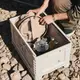 Складное ведро для воды из ЭВА Naturehike CNK2350CF010, 20 л, бежевый