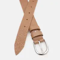 Жіночий ремінь шкіряний Borsa Leather 100v1genw94-caramel