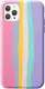 Силиконовый чехол для iPhone 11 Pro Max - Rainbow (Радуга), Разноцветный