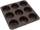 Форма силиконовая для выпечки кексов Lessner Chef Choco 10246 25х25х3.5 см коричневая