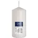 Свічка столова циліндр Bispol AURA Candles sw60/120-090 Білий