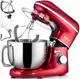 Тестомес миксер планетарный KERCH MyCHEF RED 2200 Вт, 6 уровней скорости, чаша 6,2 л