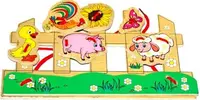 Развивающая игрушка шнуровка Домашние животные