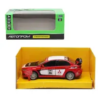 Машинка металлическая "Mitsubishi Lancer Evolution" из серии "Автопром" (красная)