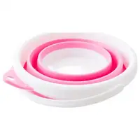 Відро 5 літрів туристичне складане Collapsible Bucket Рожеве