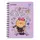Блокнот на спирали с резинкой А5 YES Line Friends Choco 151771 80 листов