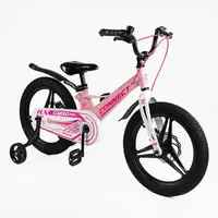 Дитячий велосипед 18" Corso Connect, магнієва рама, литі диски, зібраний на 75%. Pink (162281)