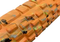 Масажний ролик EasyFit Grid Roller 33 см v.1.1 Multi Помаранчевий