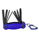 Мультитул West Biking YP0719243 Blue карманный набор инструментов для велосипеда