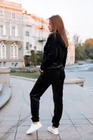 Костюм ID597 велюровый Черный 46