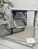 Wave black постільна білизна з натуральної бавовни. Євро розмір. Belizza Туреччина.
