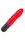 Вибратор с оригинальным дизайном и ребристой поверхностю AMOR BIG VIBRATOR  ANGELUS Red (Приложение НЕ Функционирует!)