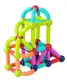 Конструктор магнитный Magnetic Sticks, 84 детали, 4 вида элементов, в боксе. Multicolor (146007)