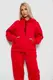 Спортивный костюм женский на флисе, цвет красный, 238R5726