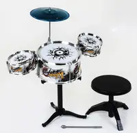 Детская барабанная установка "Drum Jazz" со стульчиком (73536)