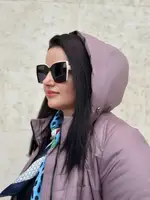 Куртка жіноча демісезонна бузкова П945 52
