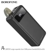 УМБ BOROFONE Large capacity four USB power bank DBT09 60000mAh |4USB/Type-C/Lightning|