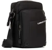 Сумка чоловіча Lanpad тканинна, чорний
