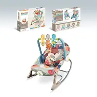 Детский шезлонг Rocker 156-1 музыкальная подвеска регулируемая спинка. Multicolor (179691)