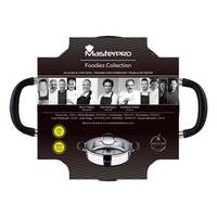 Сотейник із кришкою MasterPro Foodies collection BGMP-1503-BK 28 см сiрий